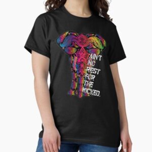 ain't no rest for the wicked silhouette art — graphic tee