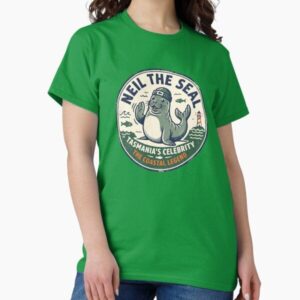 Neil The Seal Vintage Tasmania Coastal Legend — graphic tee