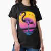 Retro Flamingo — graphic tee