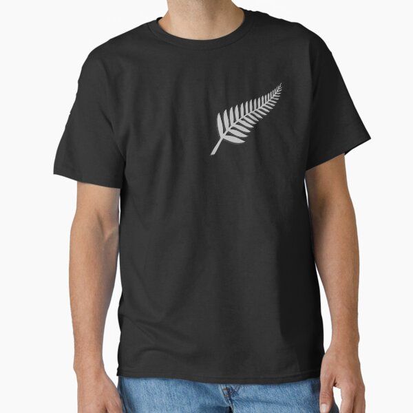 New Zealand NZ Kiwi Black Silver Fern Emblem Sport Fan