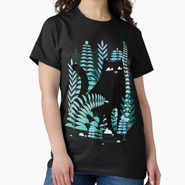 The Ferns (Black Cat on Green)