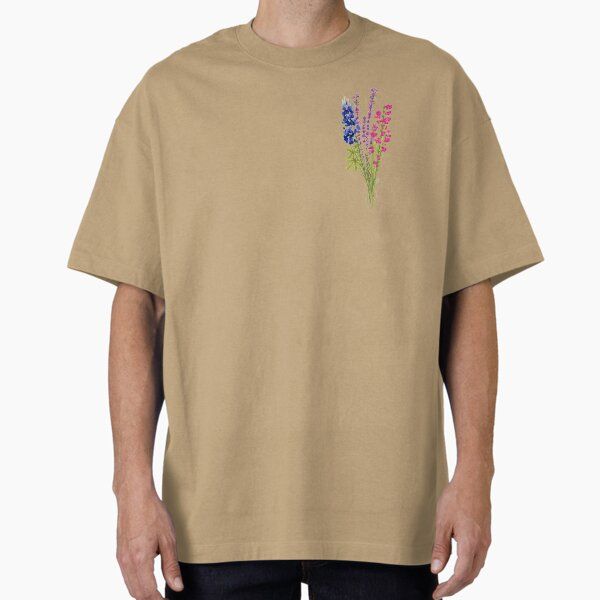 subtle bi pride flowers